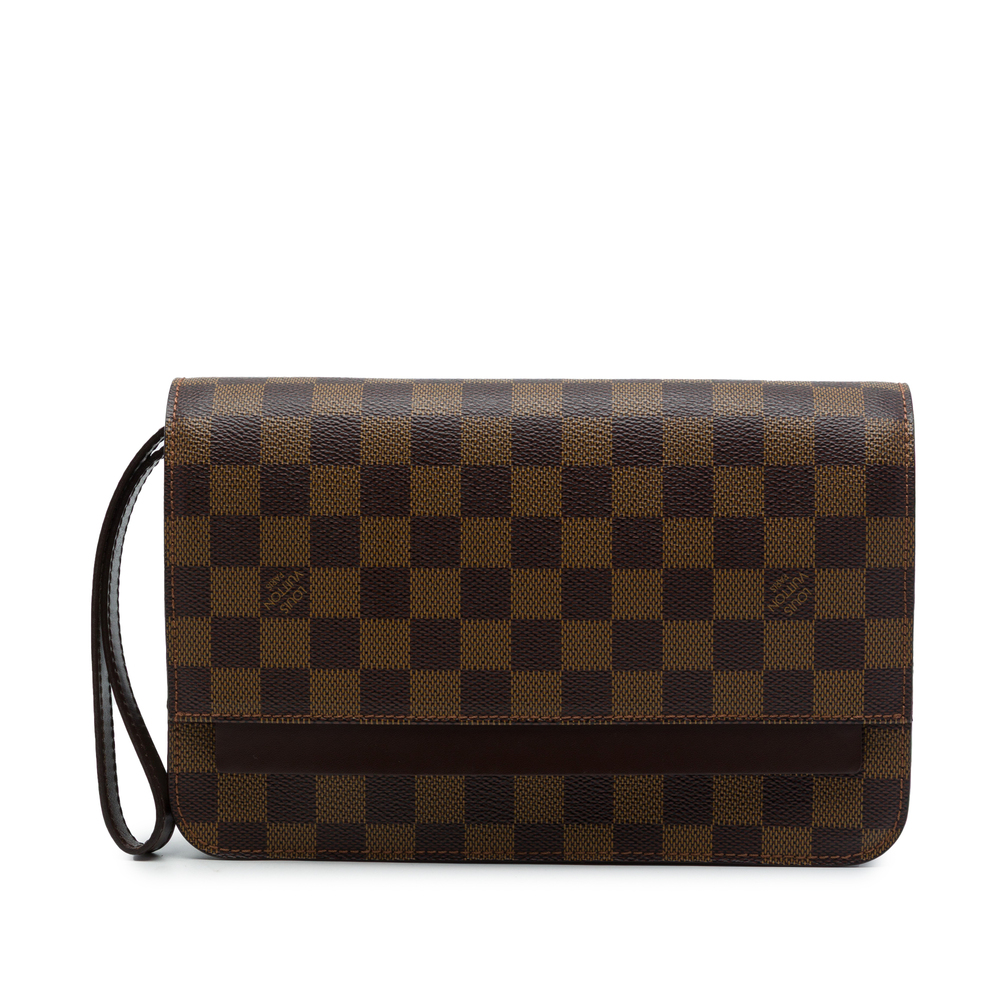 Pre-Loved Louis Vuitton Damier Ebene Saint Louis Pochette